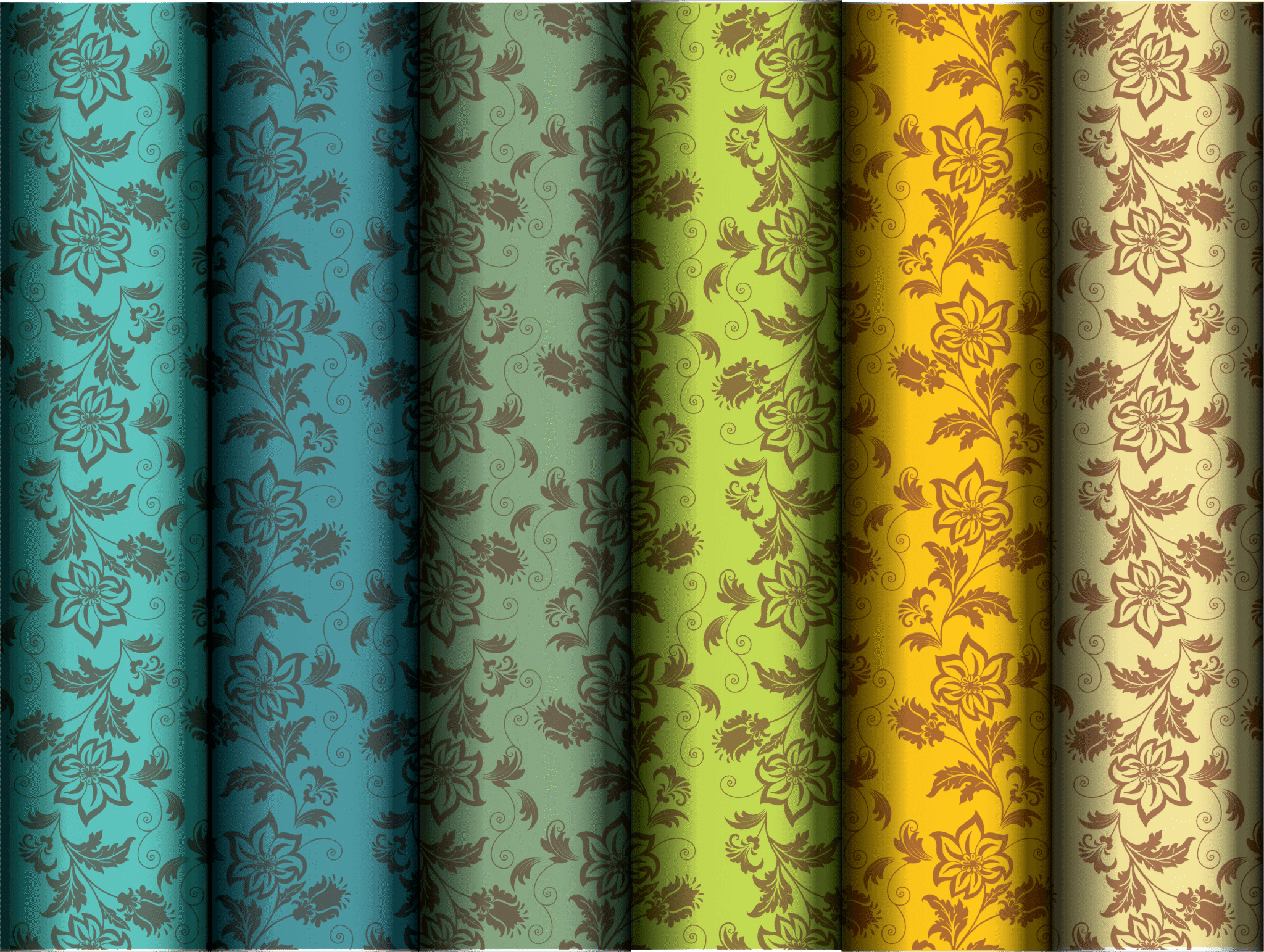 لفات القماش العمودية