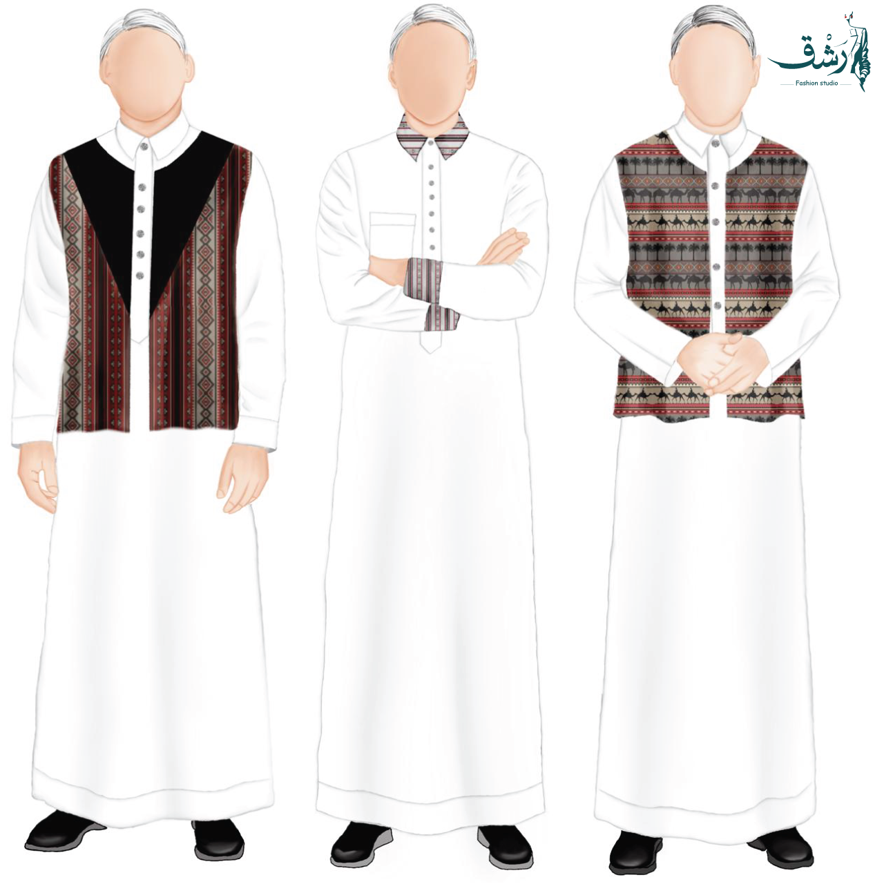 رسم-جاكيت-رجالي-نمط-تقليدي